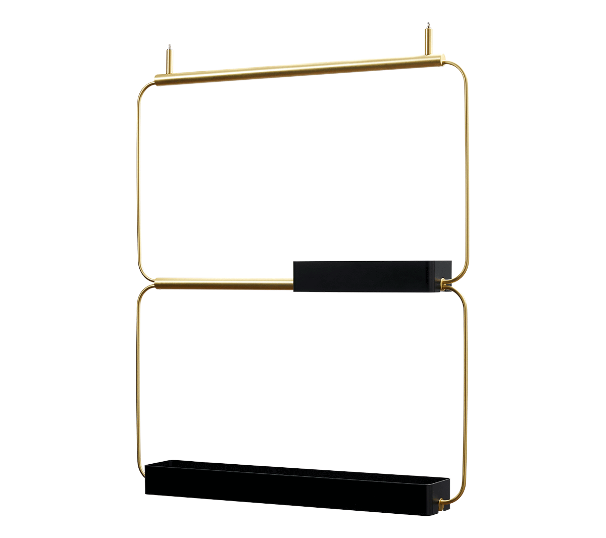 Ex.T Nudo Подвесная или настенная модульная система nudo-ottone_4