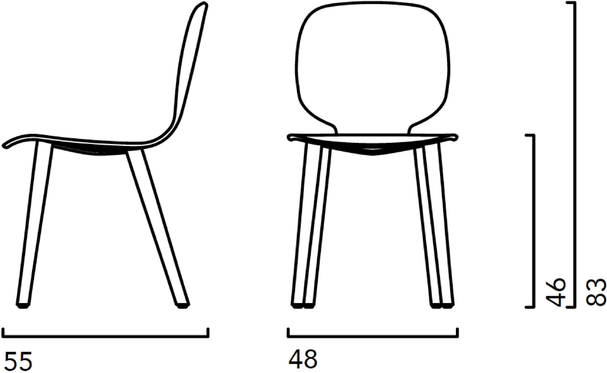 Crassevig Стул из фанерованной древесины Alis sun-id-1398106 - Вид №8