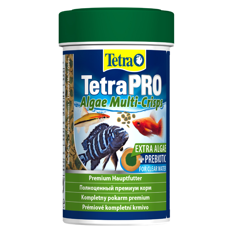 Т00017280 Корм для рыб PRO Algae раст.корм для всех видов рыб в чипсах 100мл TETRA 