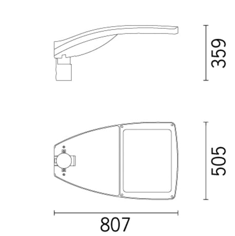 Алюминиевая светодиодная головка iGuzzini ARCH-00016402 - Вид №2