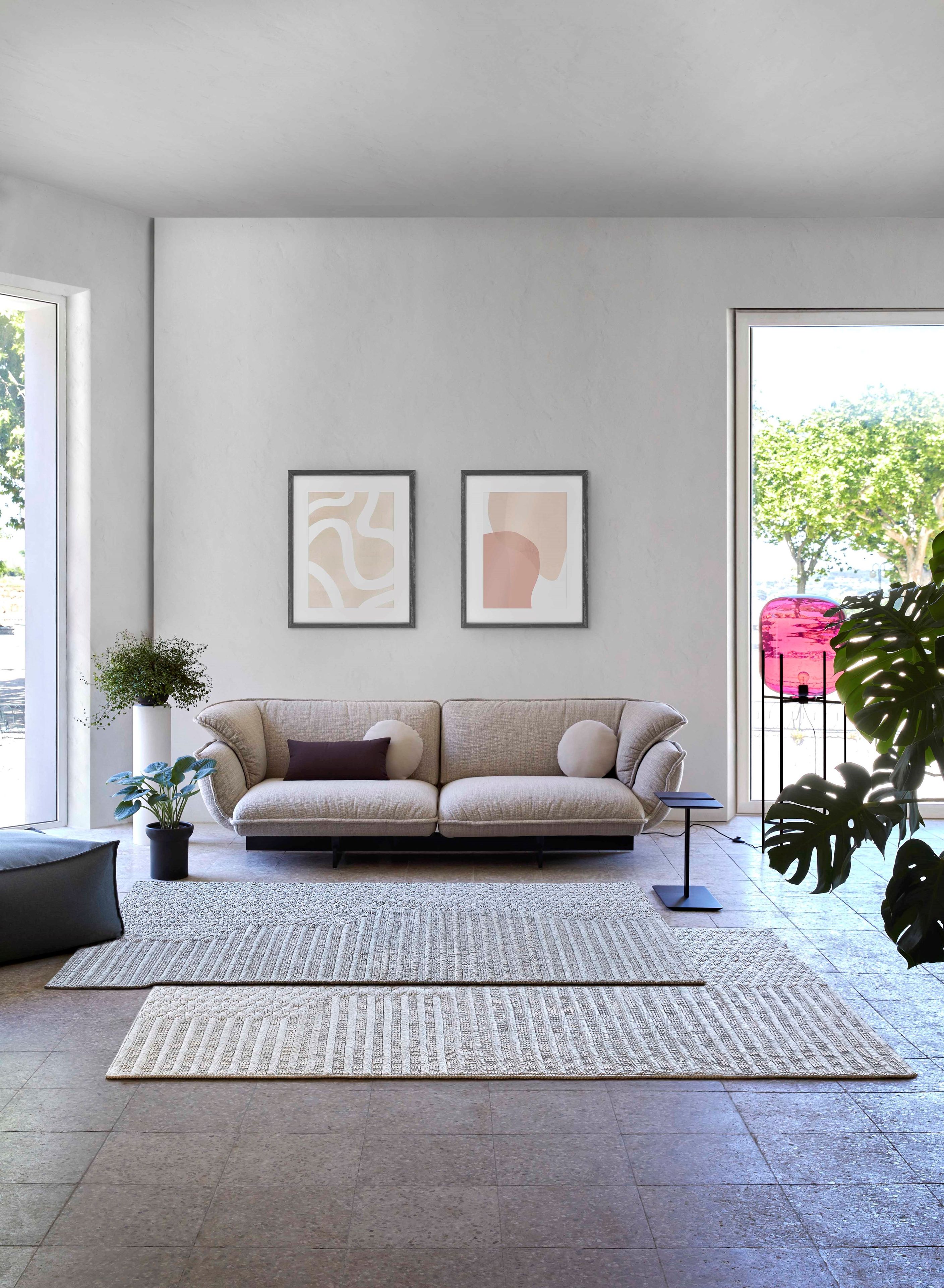 Шерстяной прямоугольный однотонный ковер GAN CHADDAR ARCH-00151932 - Вид №9