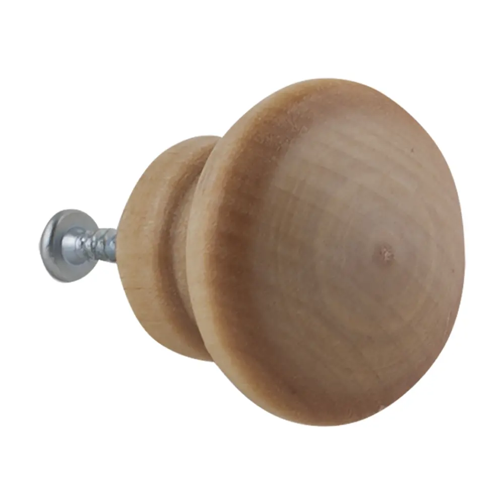 Мебельная ручка-кнопка матовое дерево ELEMENT STLM-2027038 - Вид №1