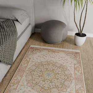 Ковер полиэстер Anisa 100x150 см цвет кремовый 86370503 STLM-2004961