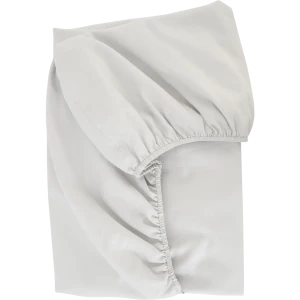 Простыня Tex Republic 28545 180x200 см сатин на резинке светло-серый