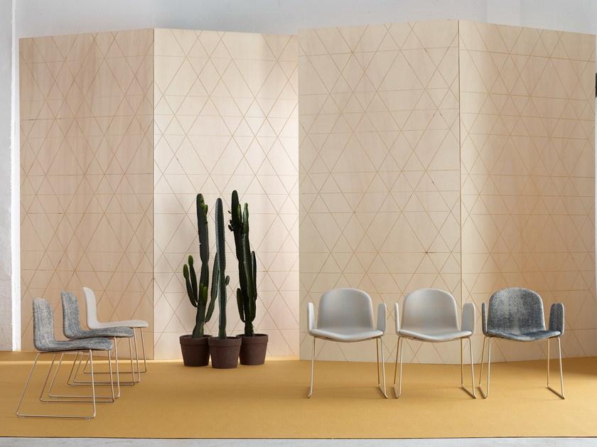 ONDARRETA Кожаное кресло с салазками и подлокотниками Bob xl sun-id-1476130 - Вид №8