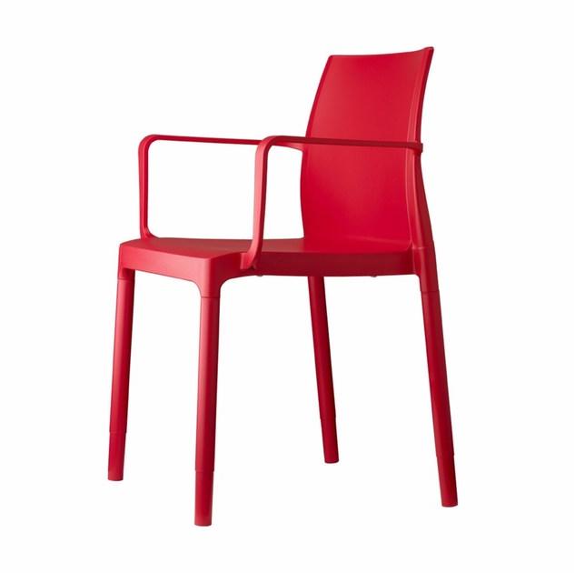 SCAB DESIGN Штабелируемый стул из технополимера с подлокотниками Chloé Chloe sun-id-1487992 - Вид №1