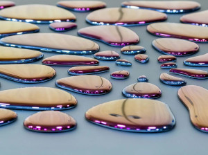 Декоративный предмет из зеркального стекла