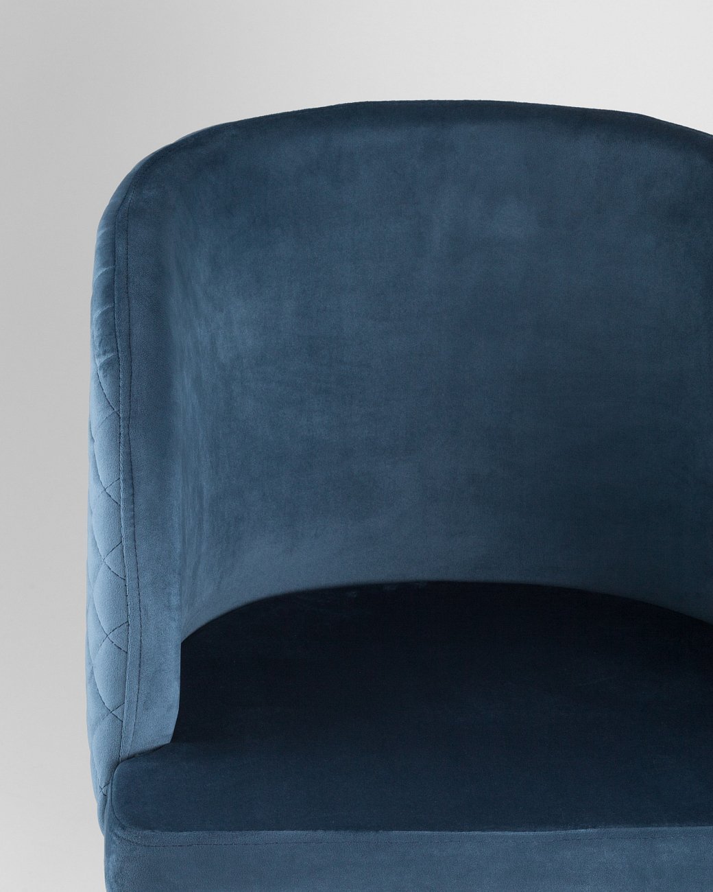 Стул с подлокотниками мягкий сине-зеленый с черными металлическими ножками "Молли" STOOL GROUP ДИЗАЙНЕРСКИЕ 00-3881928 Зеленый  - Вид №7