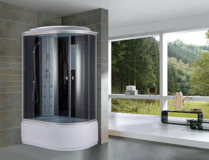 Душевая кабина NG- 3520-14L (1200х800х2150) высокий поддон(45см) стекло ТОНИРОВАННОЕ