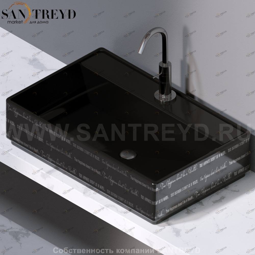 L621421P Накладная раковина на столешницу  прямоугольная A. e T. Italia Fly AeT ITALIA