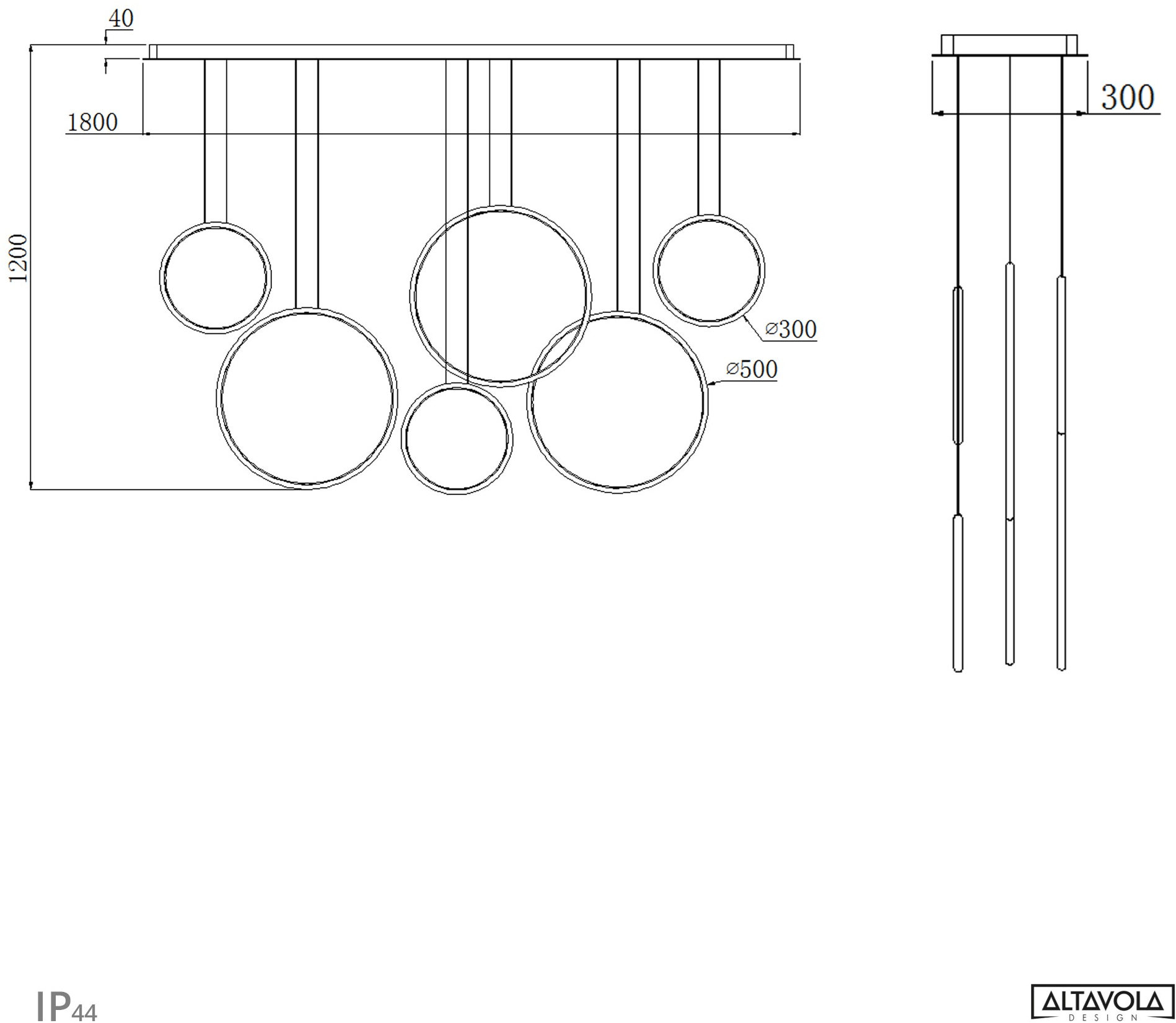 Altavola Design Светодиодный подвесной светильник из алюминия Led shape sun-id-1377813 - Вид №11