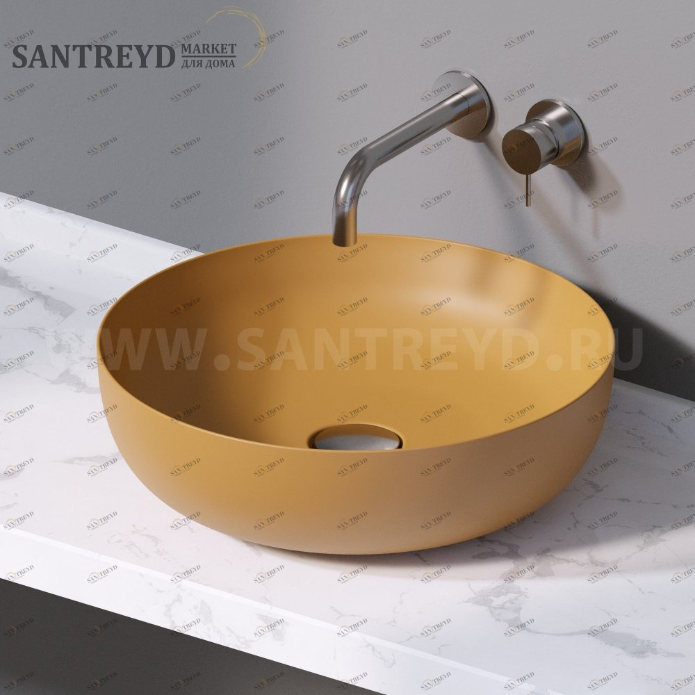 L615133 Накладная раковина на столешницу  круглая A. e T. Italia ELITE AeT ITALIA