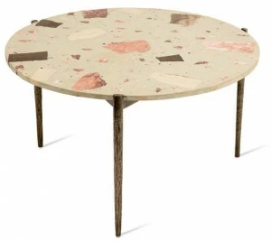 Pols Potten Низкий круглый журнальный столик из натурального камня  300-070-038