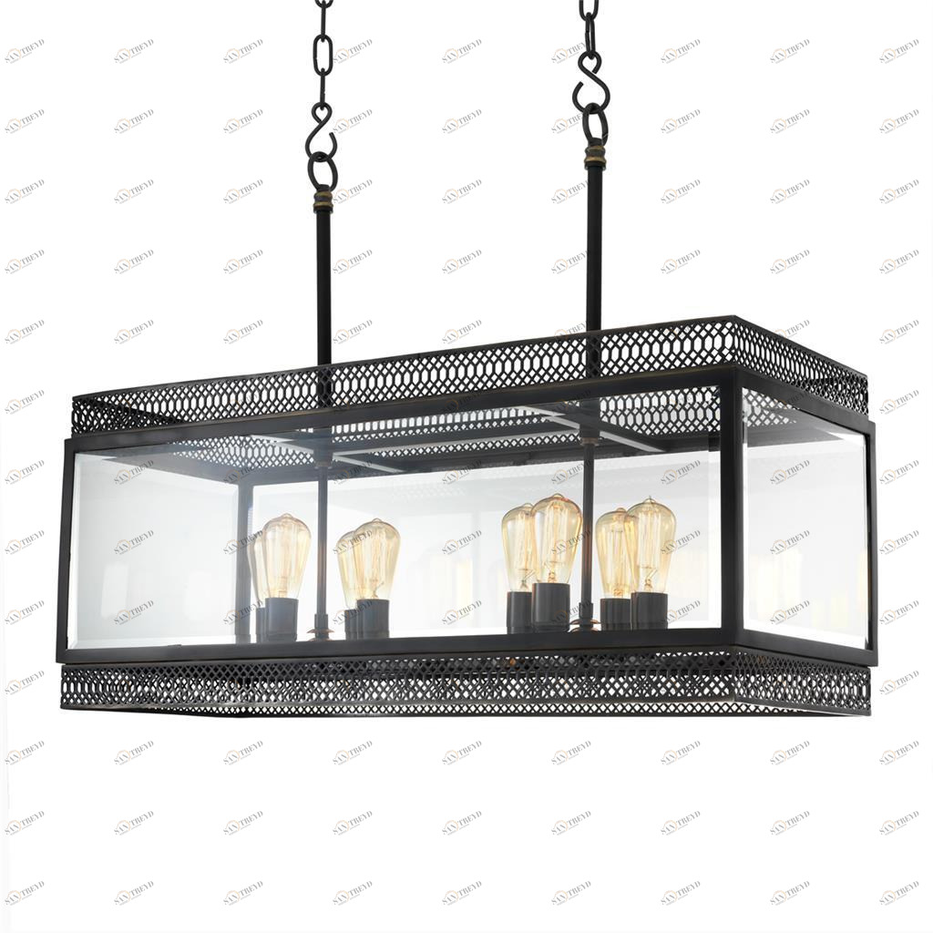 Люстра Roma L от Eichholtz чёрная 111011 EICHHOLTZ ДИЗАЙНЕРСКИЕ, EICHHOLTZ 061621 Чёрный 