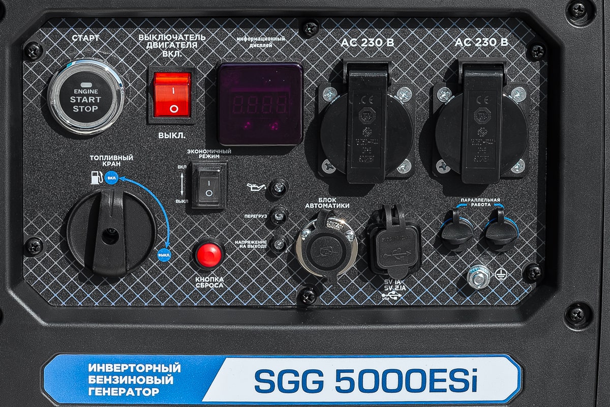 Электрогенератор   бензиновый ТСС SGG 5000ESi 9096884 STDN-0064951 - Вид №8