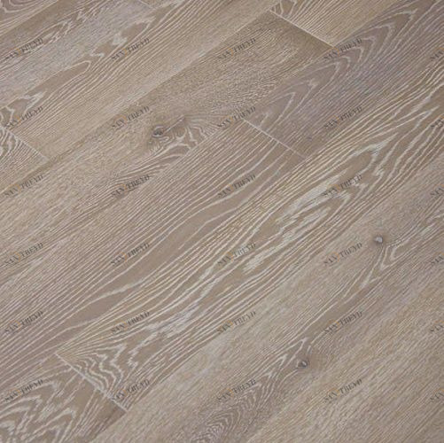 Паркет Ёлка Coswick Ренессанс Серый Кашемир Дуб Рустик (Гладкая) 647,7х107,95 мм 11244251