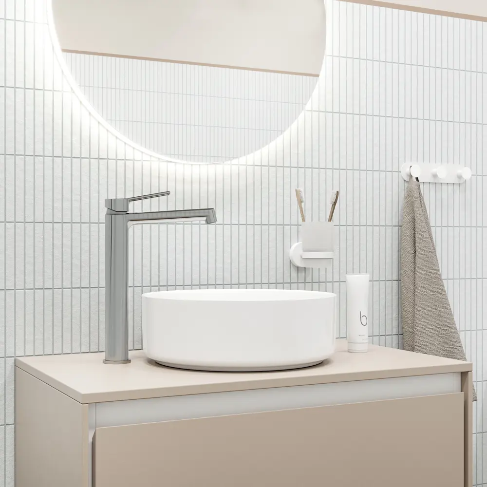 89348636 Смеситель для раковины Iddis Odda ODDSB01i01 однорычажный цвет хром STLM-0995426 - Вид №2