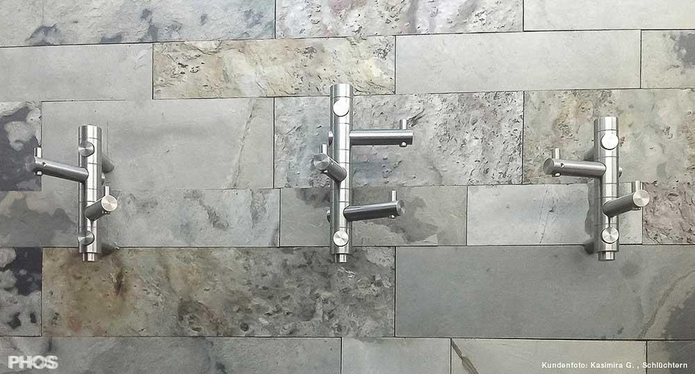 GH2 Настенный крючок с 2 вращающимися крючками PHOS  - Вид №2