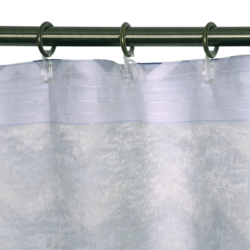 Штора на ленте «Бесконечность» 135х180 см жаккард цвет синий WITERRA STLM-2188102 - Вид №4