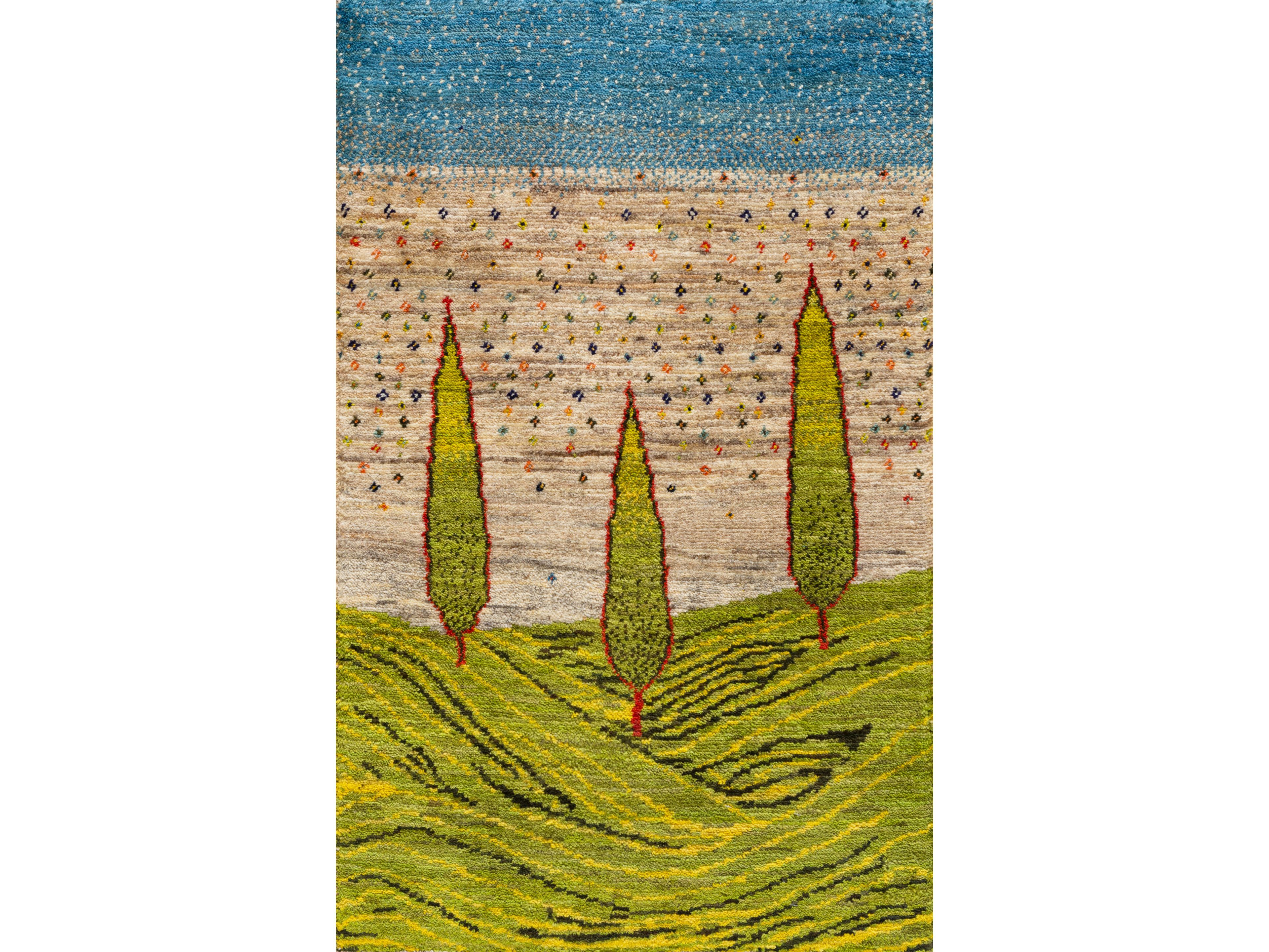 Прямоугольный шерстяной ковер Zollanvari Gabbehs Landscapes ARCH-00079535 - Вид №1