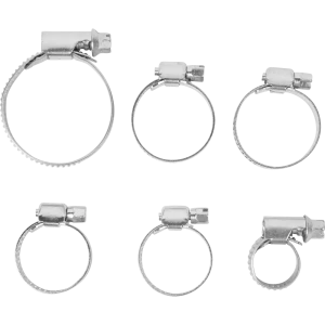 Набор стальных хомутов BOUTTE для шлангов 6 штук 11457049