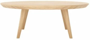 Laskasas Круглый деревянный журнальный столик Nordik