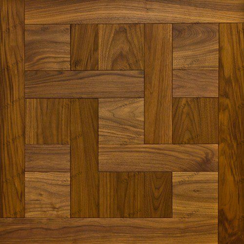 Модульный паркет Da Vinci Орех американский Селект (Гладкая) 500х500 мм 2600600308