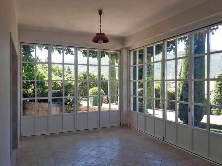 CARMINATI SERRAMENTI Французская складная дверь из дерева Skyline system sun-id-1423631 - Вид №6