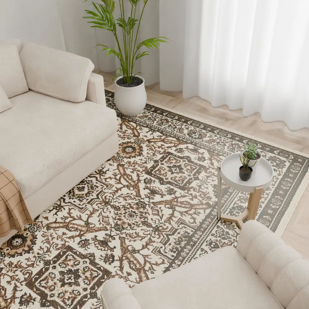 Santreyd Sahara - кремовый ковер 250x350 см для уютного интерьера 89348886 STLM-1066338 - Вид №5