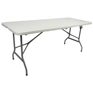 Стол-книжка садовый прямоугольный Metmebel Сатурн складной 181x74.5x74.5 пластик белый 85251839 STLM-2066790