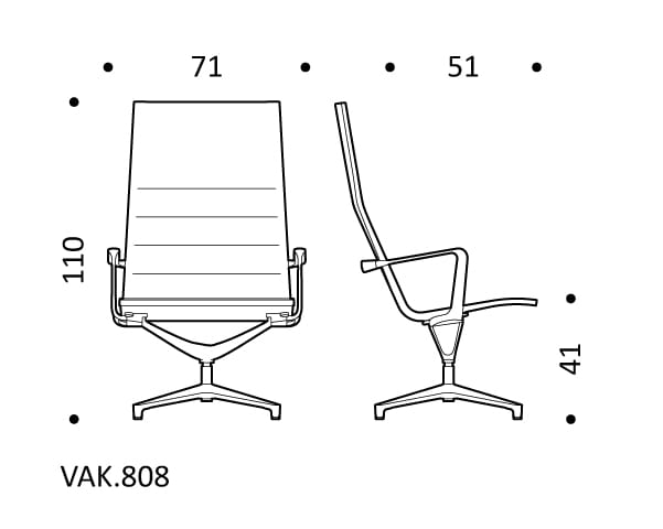 Тканевое кресло с подлокотниками ICF Valea ARCH-00096776 - Вид №5
