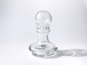 Ваза из дутого стекла