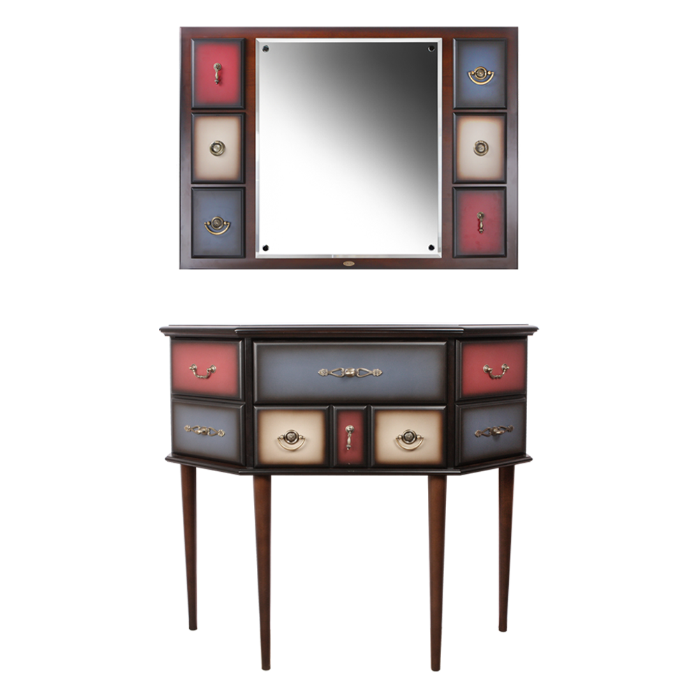 71178,11538 Консоль и зеркало Пандора Mix BOGACHO 4627139505235, 4627139508861