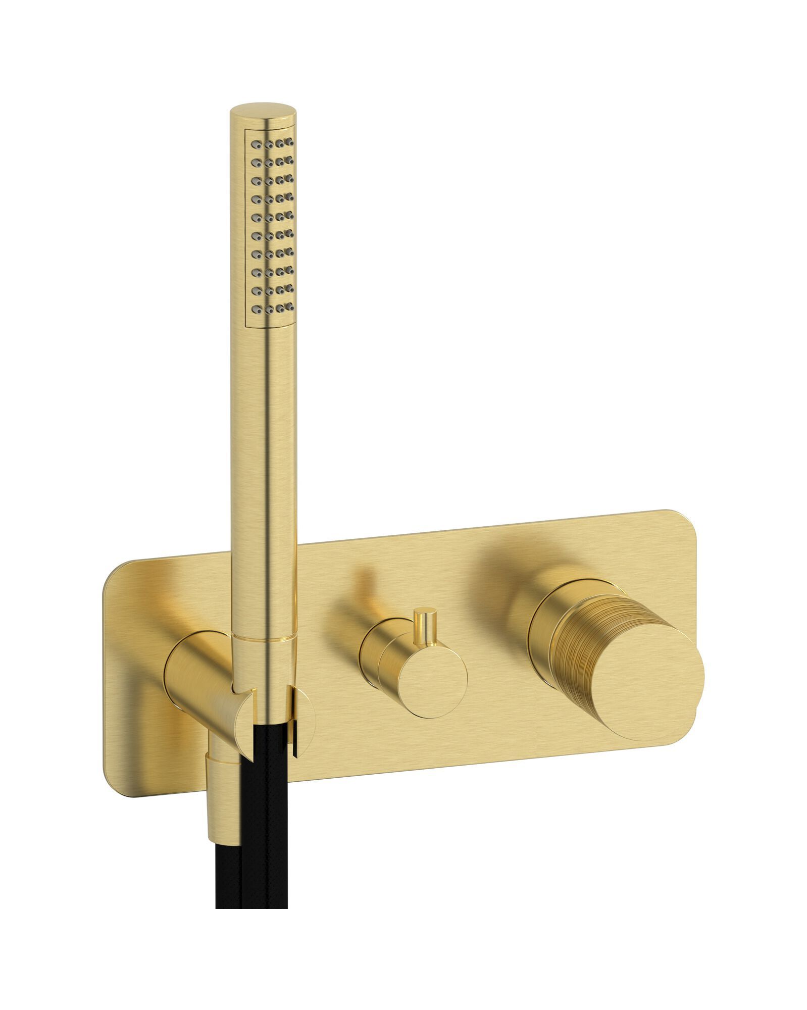 3 отверстия утопленный смеситель для душа с ручным душем IB винил ARCH-00022859 - Вид №4