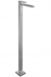 F036B+3336A  Напольный смеситель для раковинывылет 19 см ручка ограничитель потока воды до 5 л/мин при 3 бар впуски 1/2'' без донного клапана Fantini Rubinetti MINT