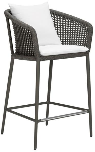 JANUS et Cie Морская веревка и алюминиевый табурет с подлокотниками Knot sun-id-1377427 - Вид №4