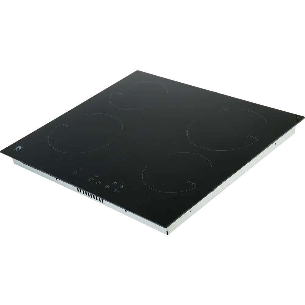 Электрическая варочная панель Kitll KHH 6001 BLACK 60 см 4 конфорки цвет чёрный STLM-2029455 - Вид №3