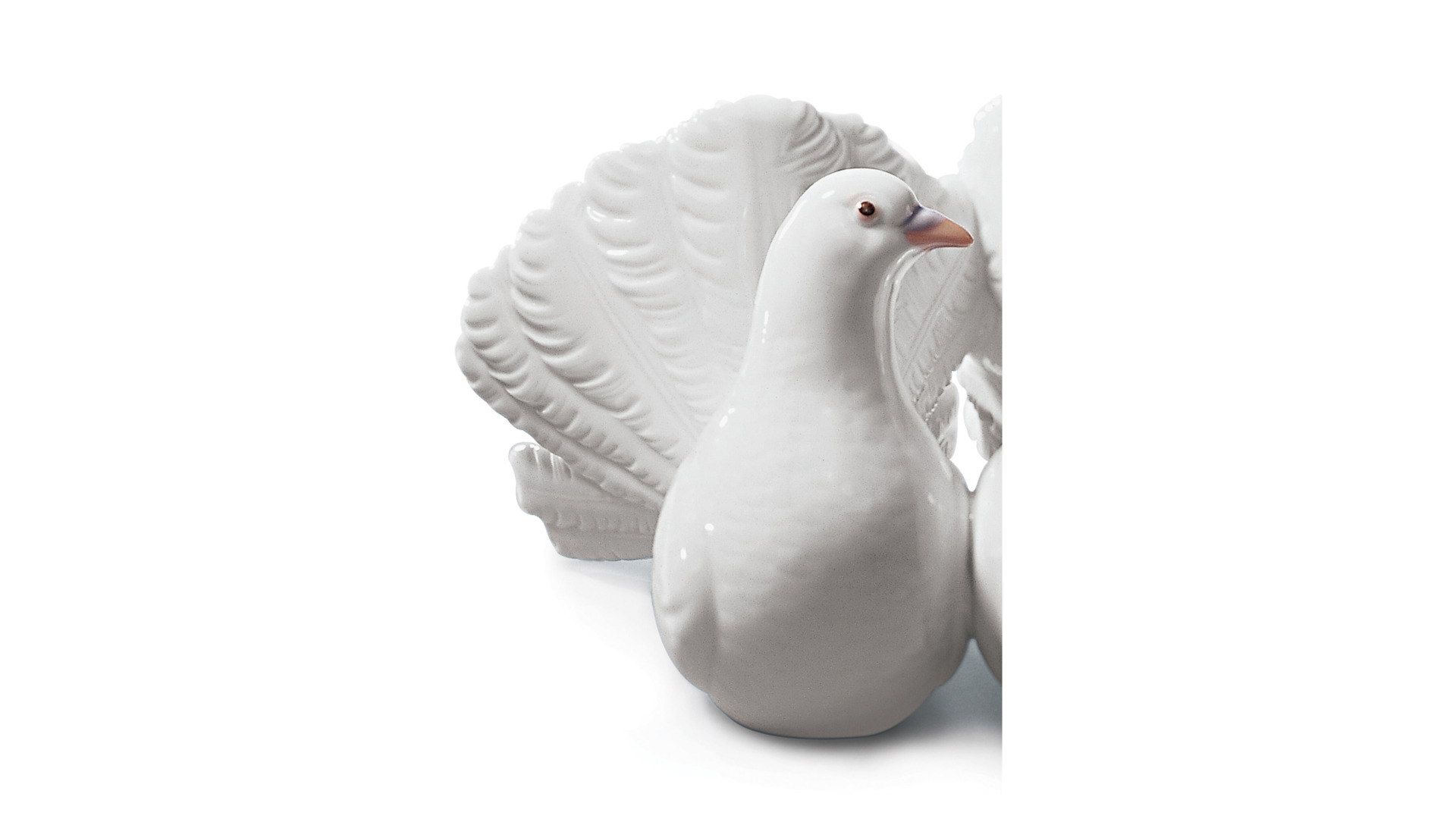 10668951 LLADRO Фигурка Lladro "Пара голубей" 19x12см Фарфор Lladró  - Вид №3