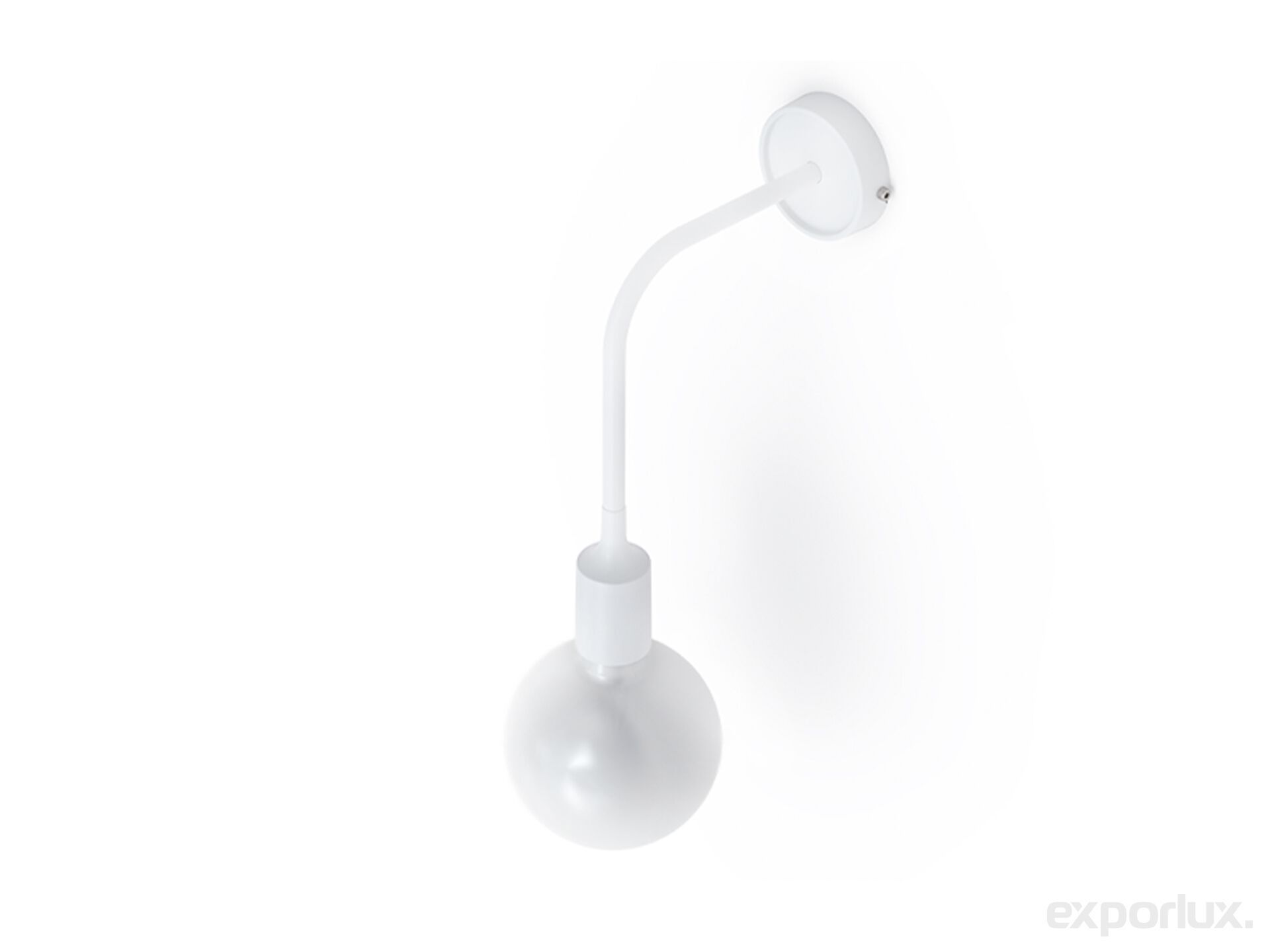 Алюминиевый настенный светильник с фиксированным кронштейном Exporlux SHELL PA ARCH-00019251 - Вид №1