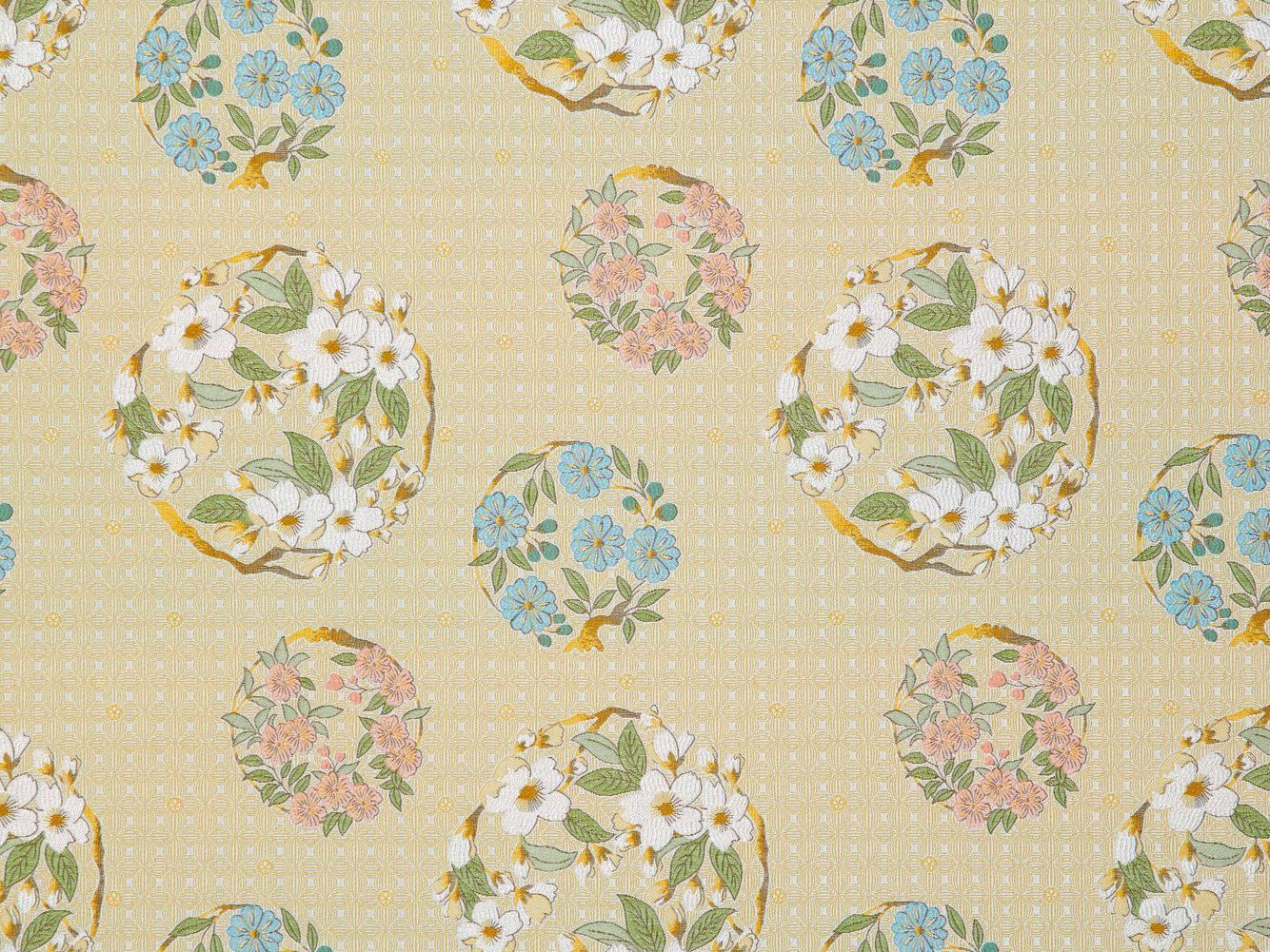 Жаккардовая ткань с цветочным рисунком K-3 Sakura ARCH-00124397