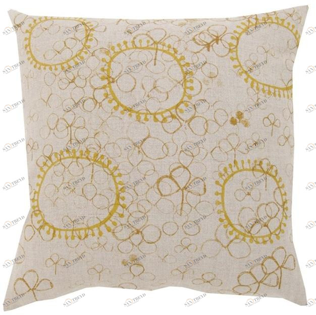 Birgit Morgenstern Studios Квадратная подушка из льна Art sun-id-1464102