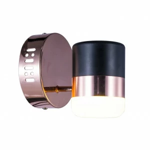 Спот настенный светодиодный медный Elegante 2045/02/01W STILFORT ELEGANTE 00-3926034 Медь;черный