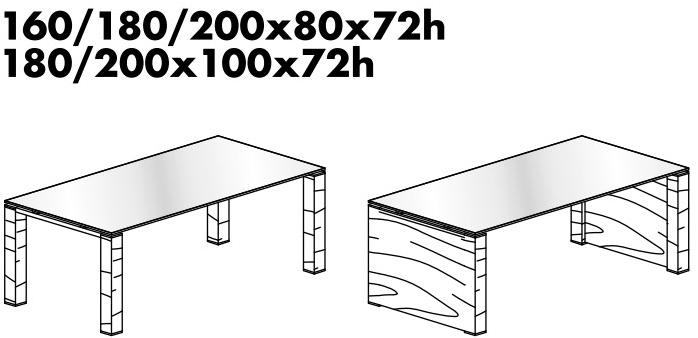 Bralco Прямоугольный стол с системой управления кабелями Jet sun-id-1410831 - Вид №2