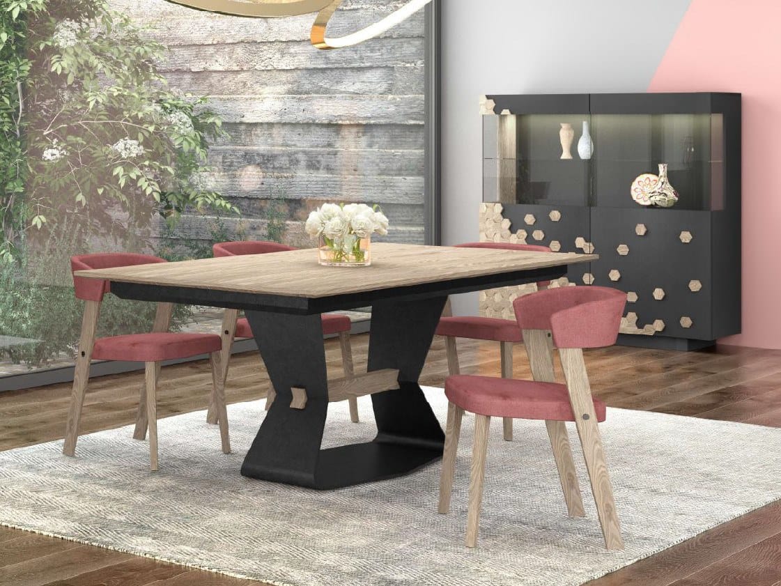 Прямоугольный обеденный стол animovel Hexagone ARCH-00015688 - Вид №3