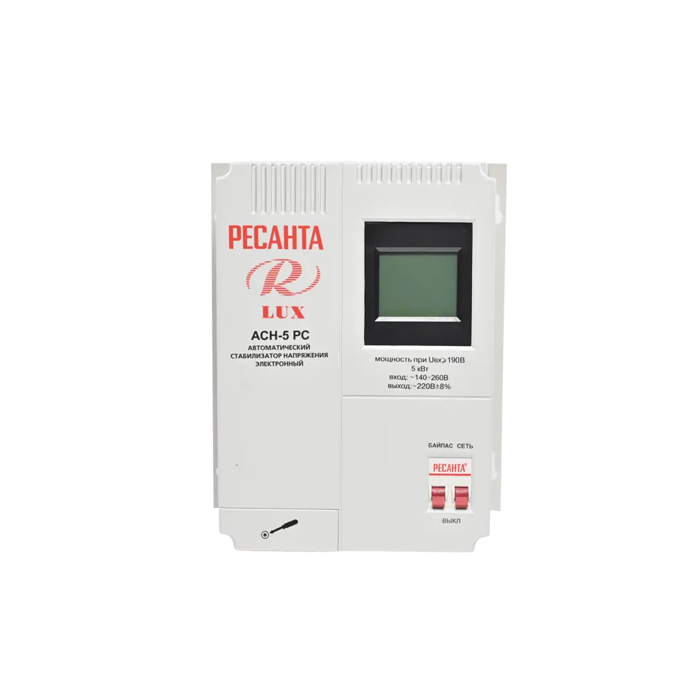 Стабилизатор напряжения Ресанта АСН-5 РС 5 кВт STLM-2191461 - Вид №9