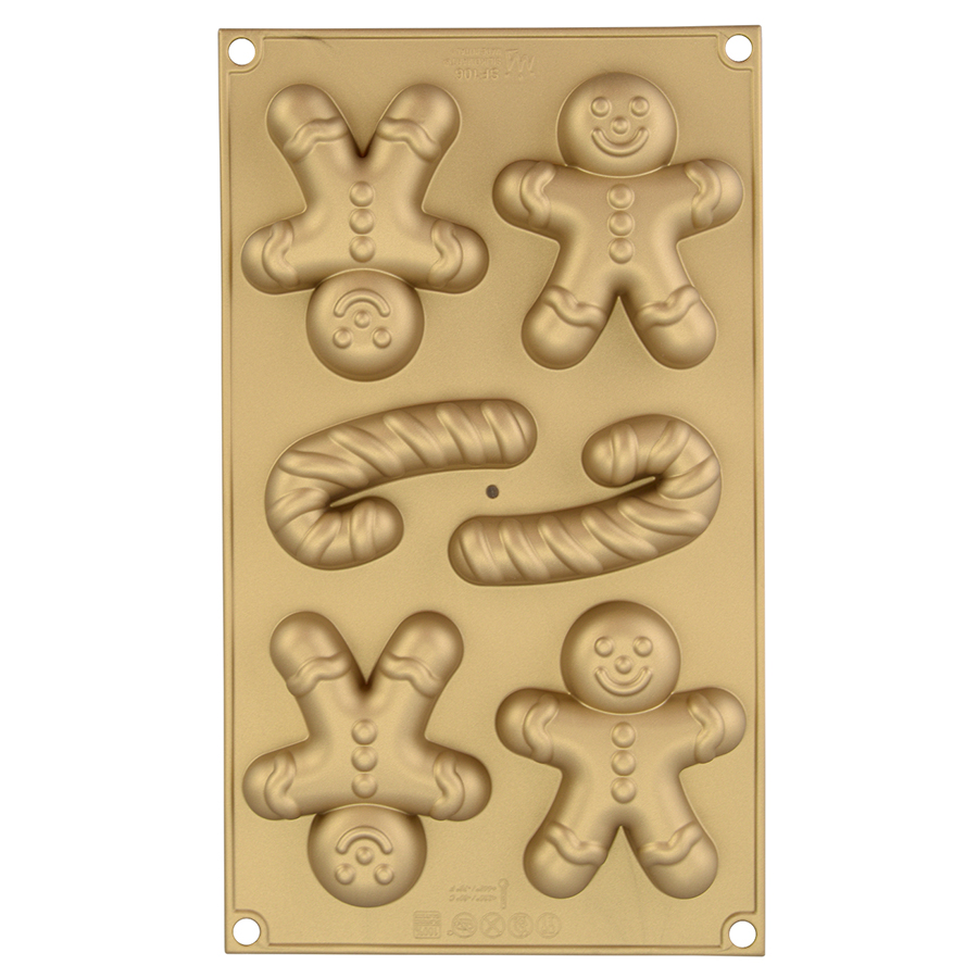 26.106.63.0065 Форма для приготовления пирожных ginderbread man силиконовая Silikomart  - Вид №5