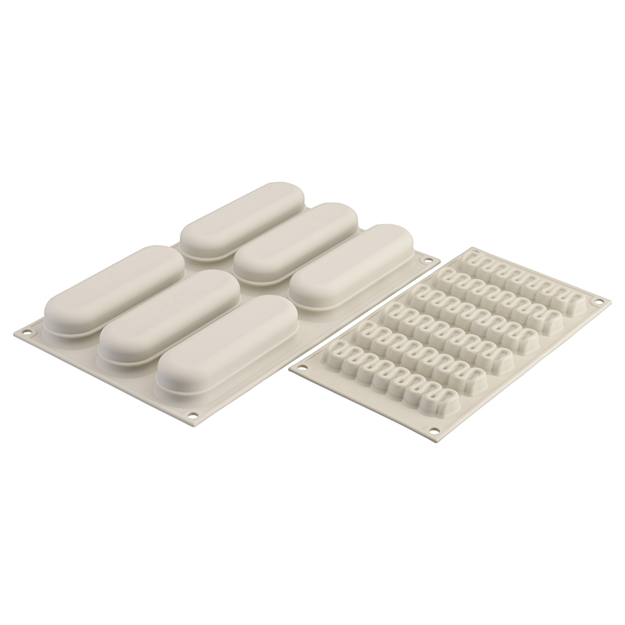 25.275.13.0065 Набор из 2 силиконовых форм для приготовления эклеров pop eclair Silikomart  - Вид №7