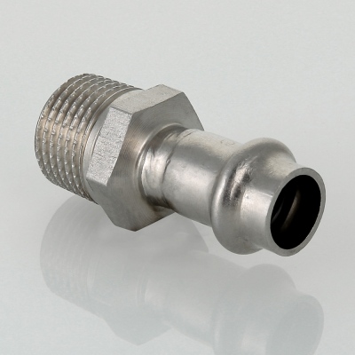 VTi.901.I.001805 Пресс-фитинг из нержавеющей стали с наружной резьбой Valtec 18 мм х 3/4"  - Вид №5