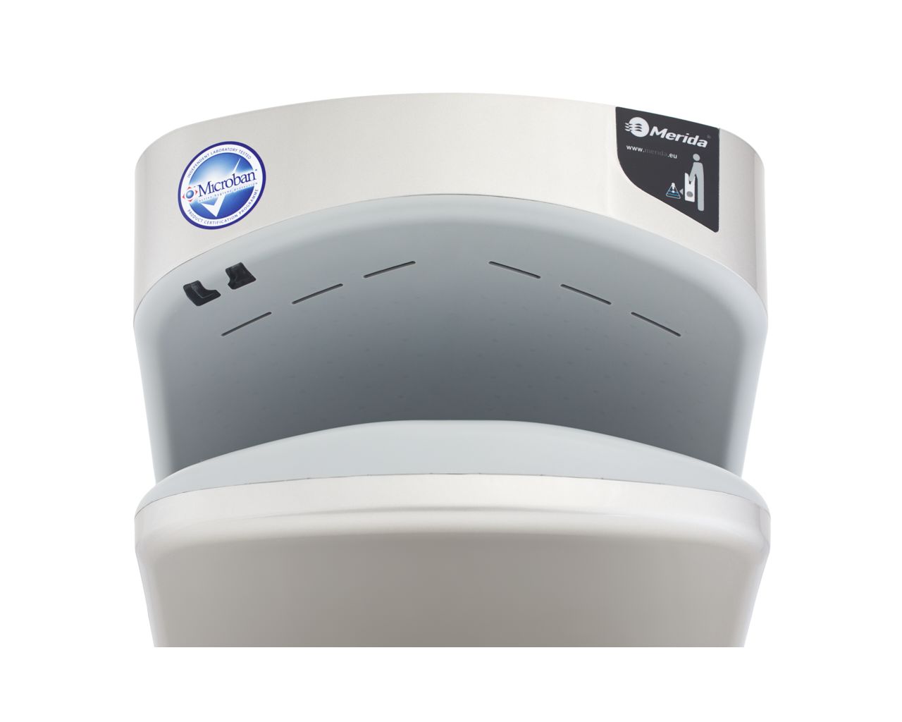 EJS301 Карманная сушилка для рук TRI-BLADE, АБС-пластик, серый Merida  - Вид №1