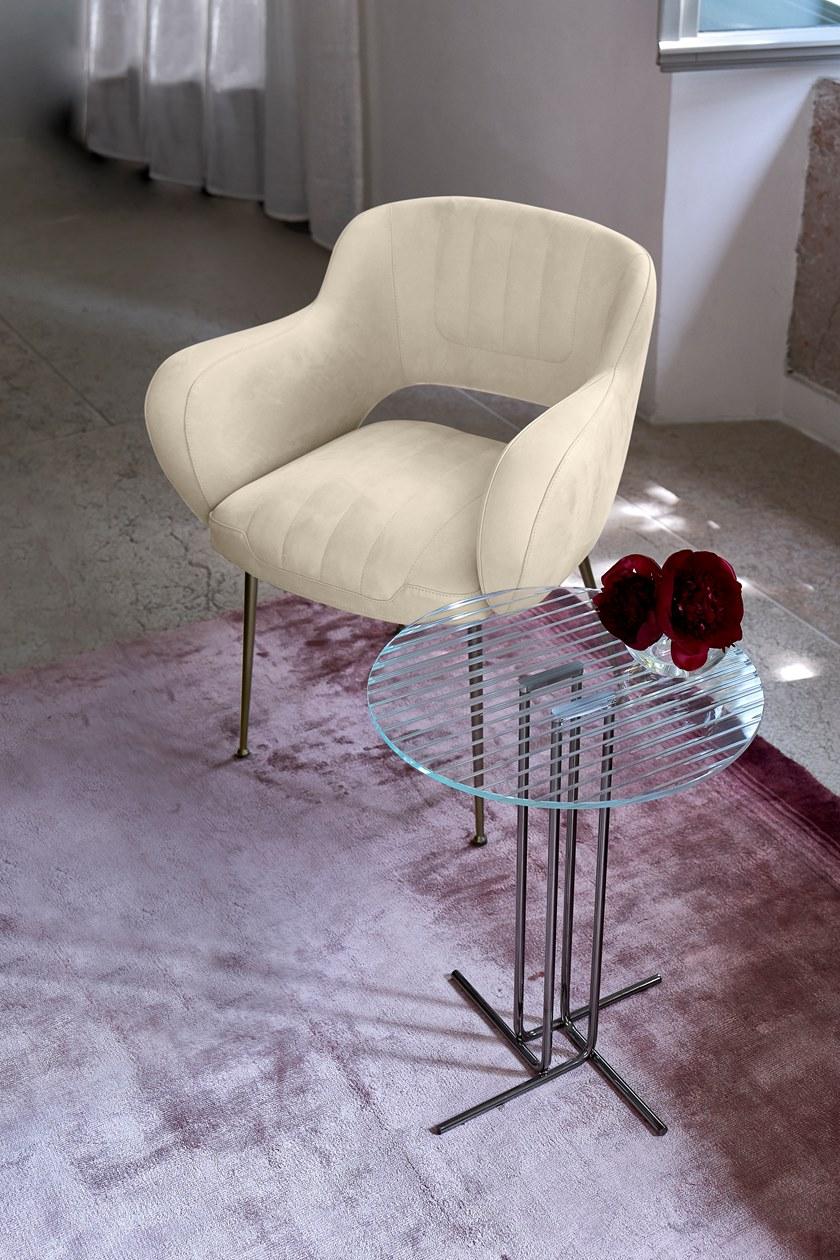 Arketipo Круглый журнальный столик из металла и стекла sun-id-1504652 - Вид №1